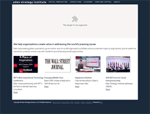 Tablet Screenshot of edenstrategyinstitute.com